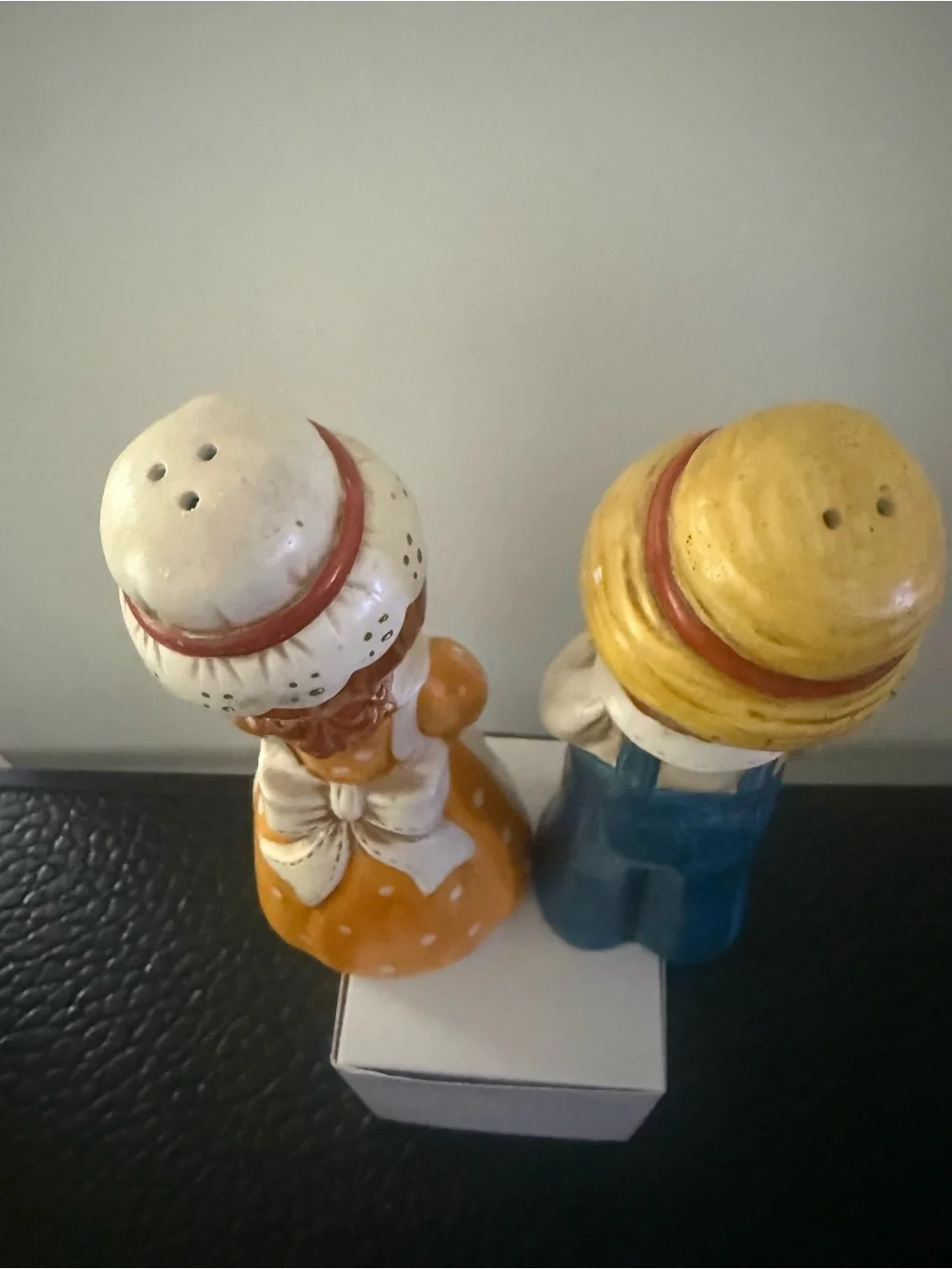 Vintage Originals Salt&Pepper Josef Prairie Farm Set Boy Girl Japan Pre-Owned